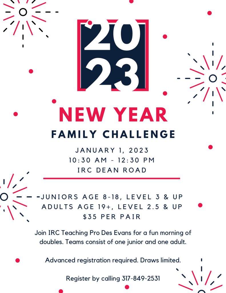 New Year Family Challenge 20231 Indianapolis Racquet Club