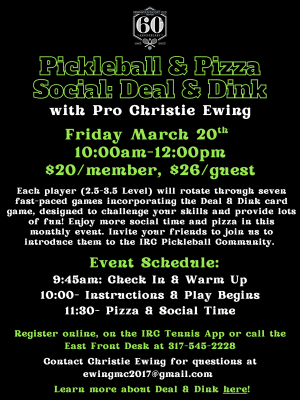 Dink Deal Pickleball Event March 20th 2026