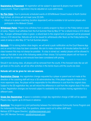 2026 HP Summer Camp page 2