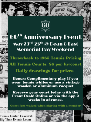 May 2026 Event 60th Anniversary